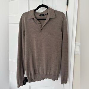 Hugo Boss Brown Knit Sweater Casual Crew Neck